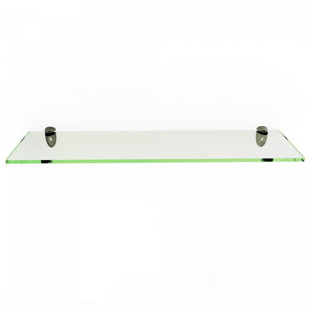 Rectangle Floating Glass Shelf 6 x 30 Rectangle Floating Glass Shelf 6 x 30